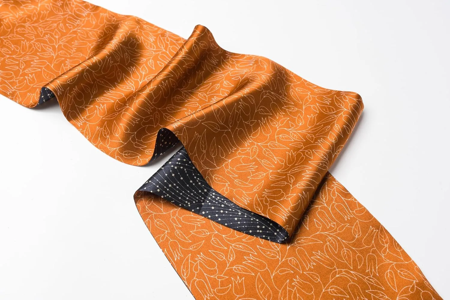 100% Mulberry Silk Scarf - Unisex Skin-Friendly Accessory for All Seasons (59"x7") With Gift Packed