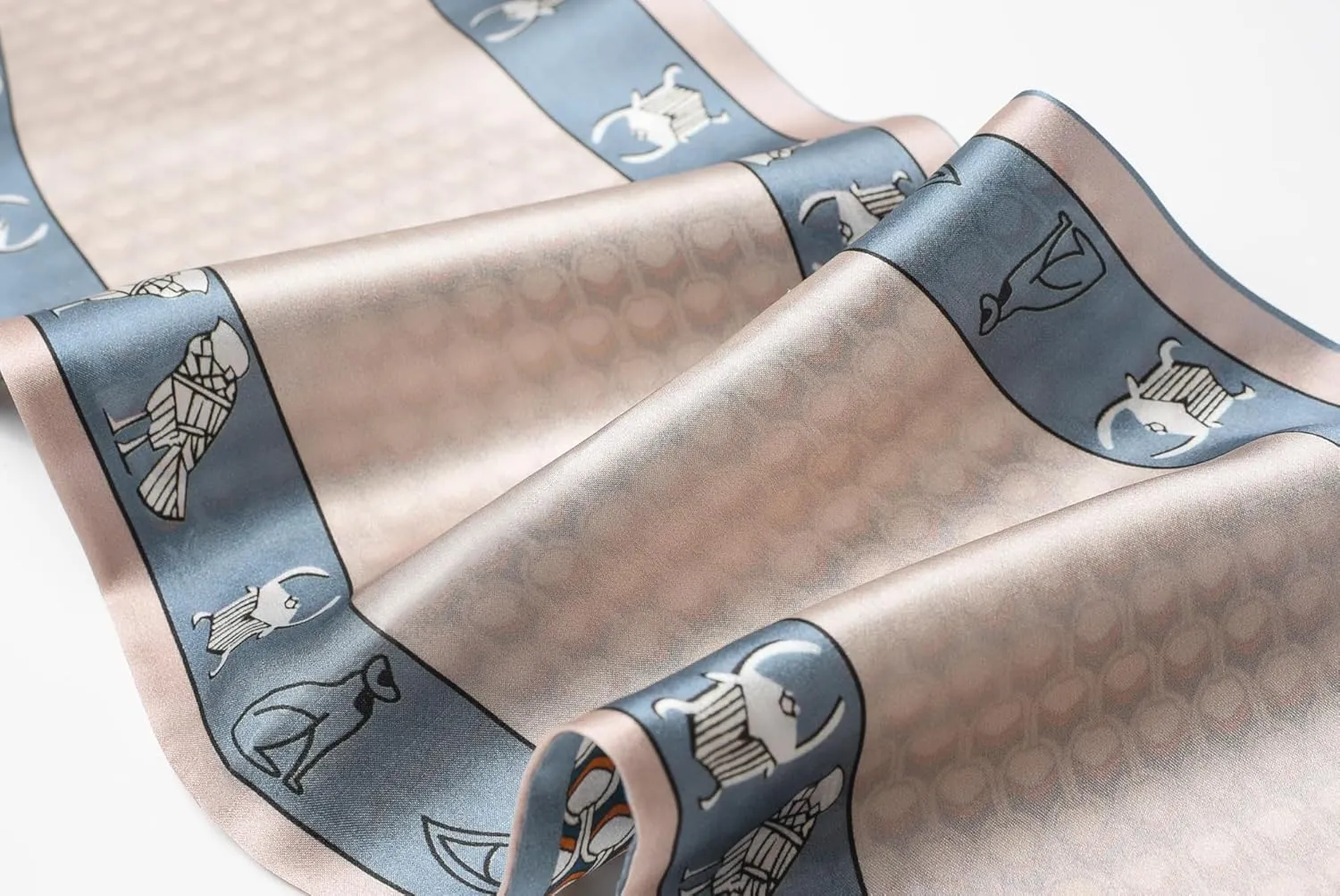 100% Mulberry Silk Scarf - Unisex Skin-Friendly Accessory for All Seasons (59"x7") With Gift Packed