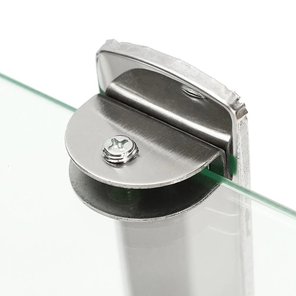 2-Tier Tempered Glass Corner Shelf Bathroom Wall Mounted