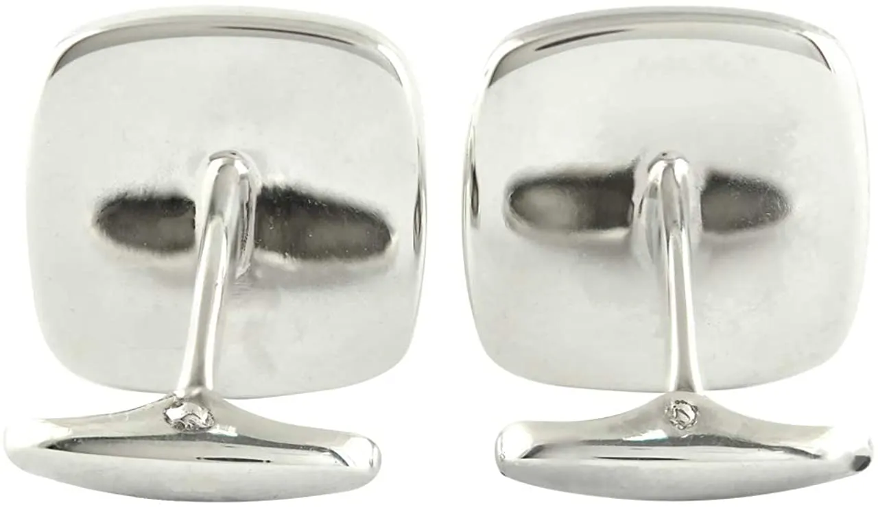 Ammolite Classic Sterling Silver Cufflinks