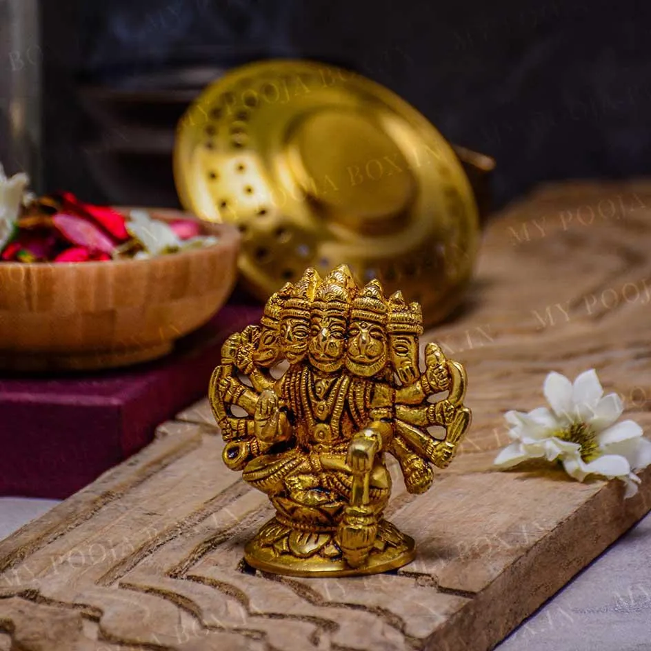 Auspicious Panchmukhi Hanuman Idol/Murti