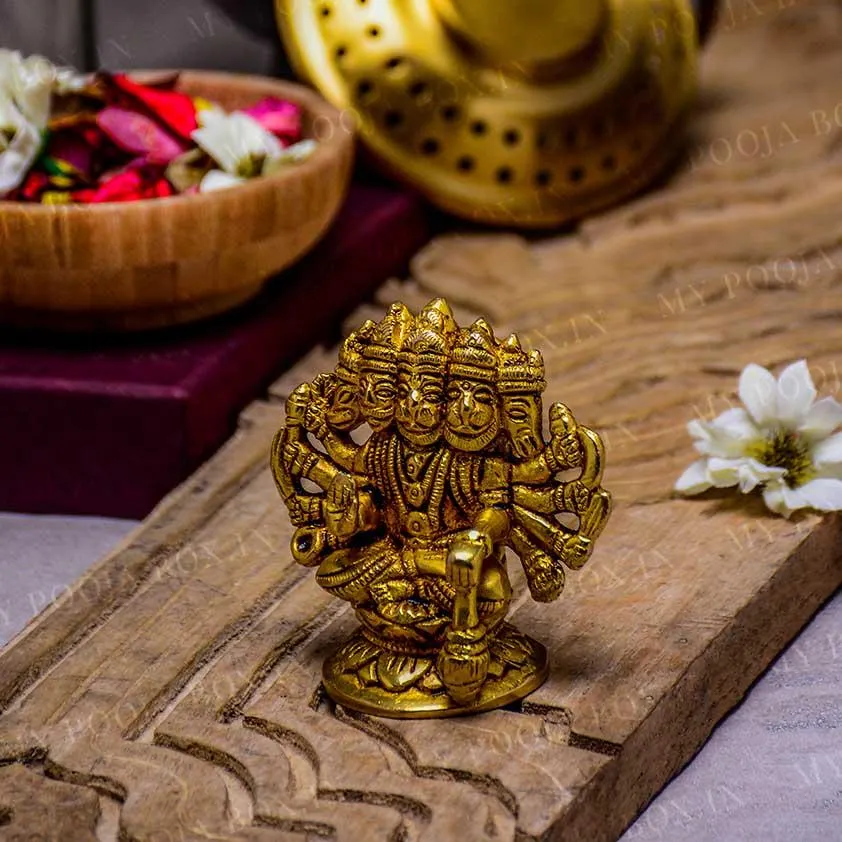 Auspicious Panchmukhi Hanuman Idol/Murti
