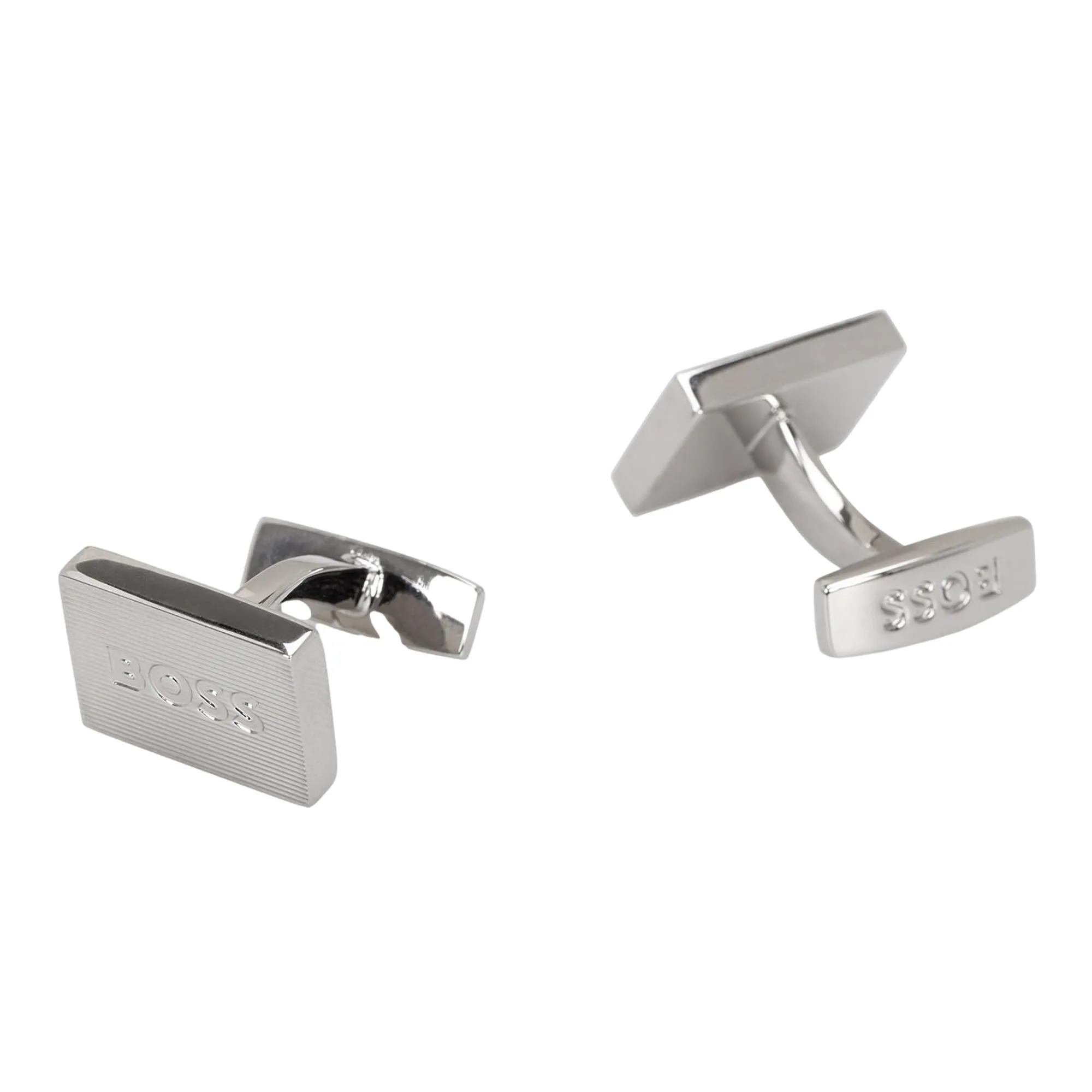 BOSS Square Cufflinks - Silver