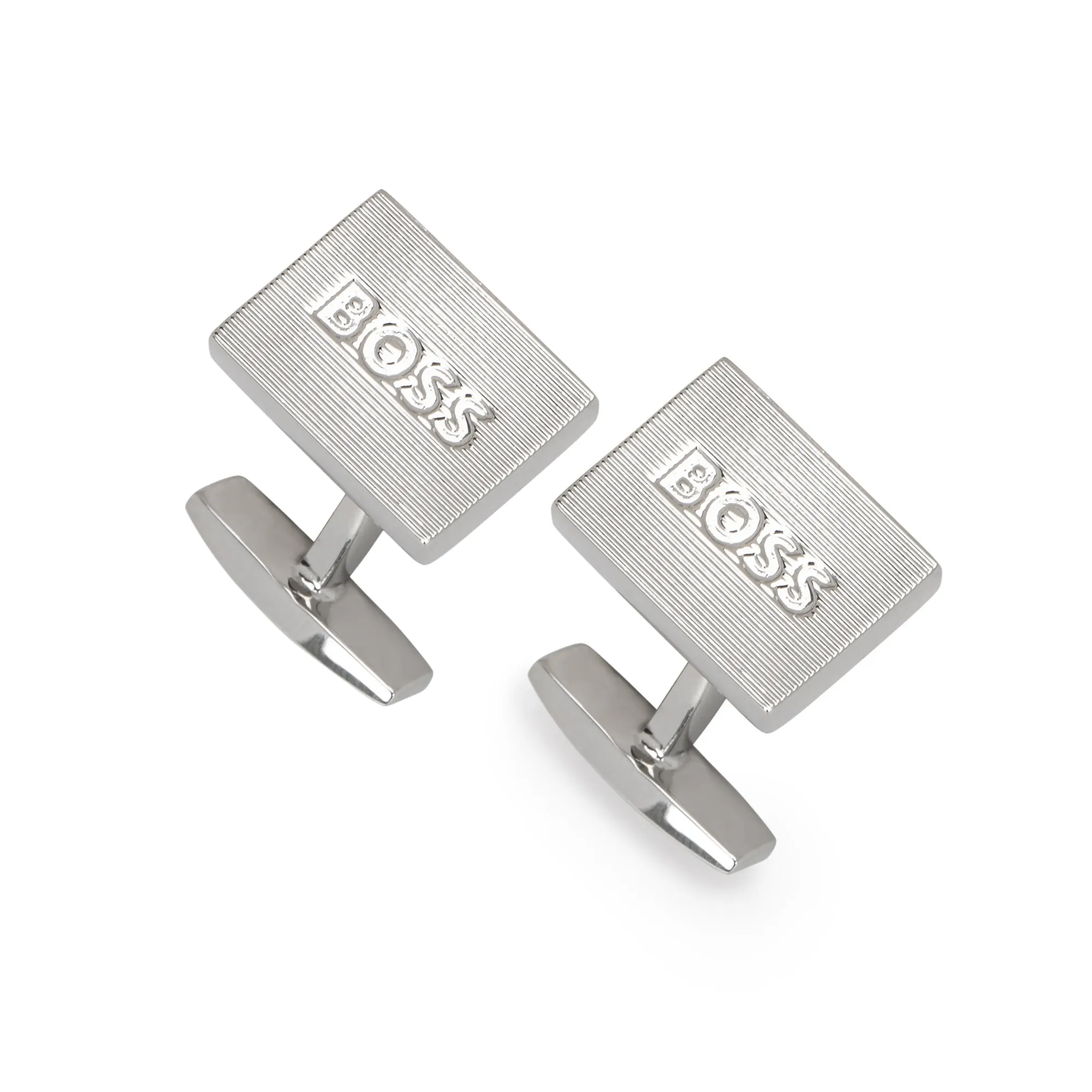 BOSS Square Cufflinks - Silver
