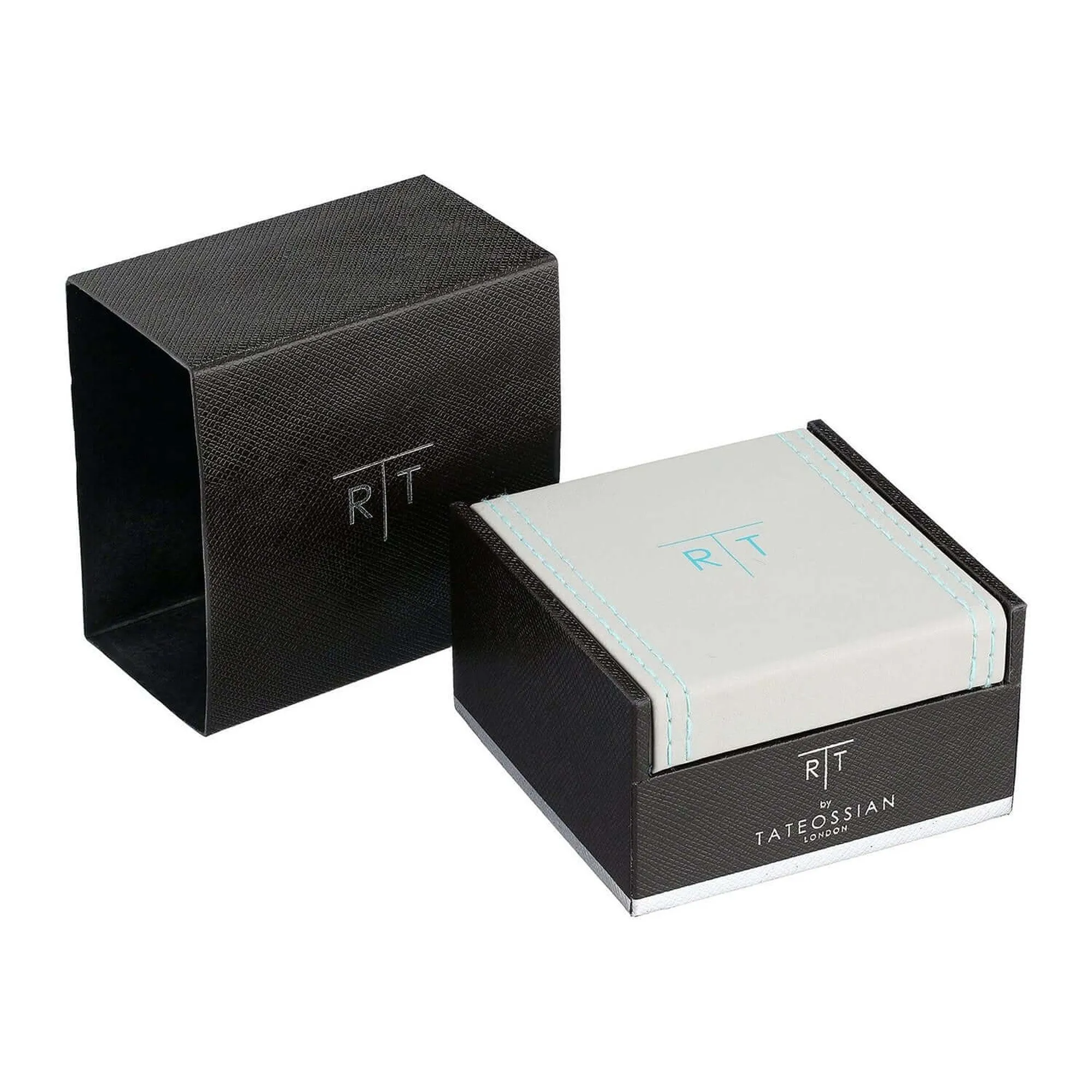 Button Paragon cufflinks with white mother of pearl (Limited Edition) in Gunmetal plated base metal 158/300