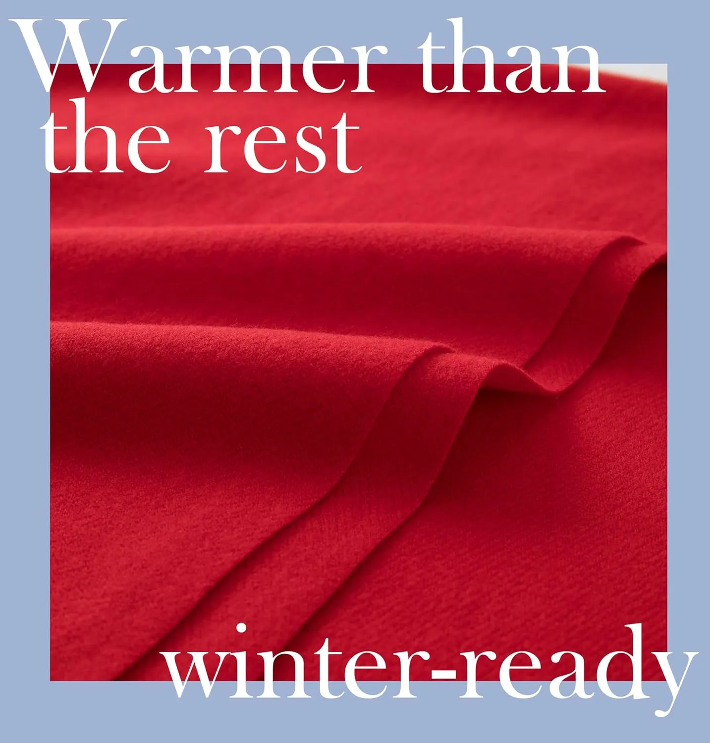 CALVIN & OLIVIA Ultra-Soft Winter Cashmere Feel Scarf Warm Long Unisex Winter Scarves Perfect Holiday Gift for Women Men
