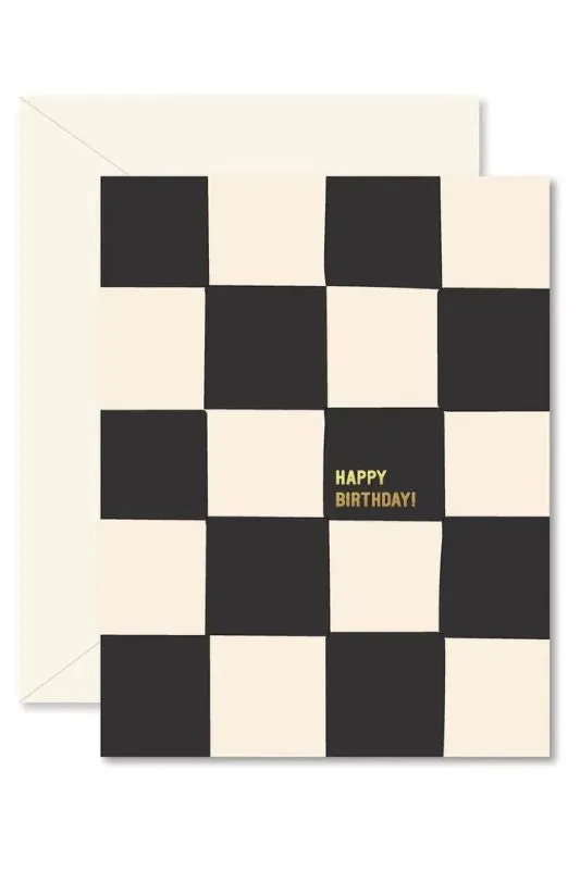 Chessboard Birthday Greeting Card