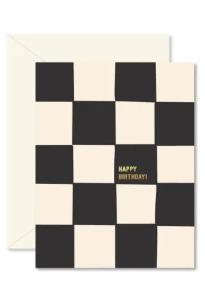 Chessboard Birthday Greeting Card