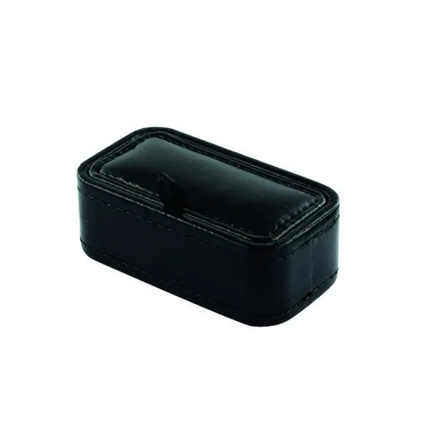 Corporate Printed Rectangle Logo Silver Cufflinks