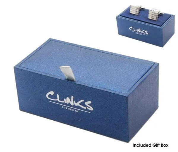 Crystal Pearl Black Cufflinks
