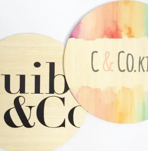 Custom Logo Plaque - Printed