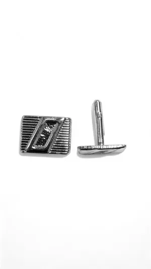 Dupsie's Maji Silver Square-Like Cufflinks DPJSSC33