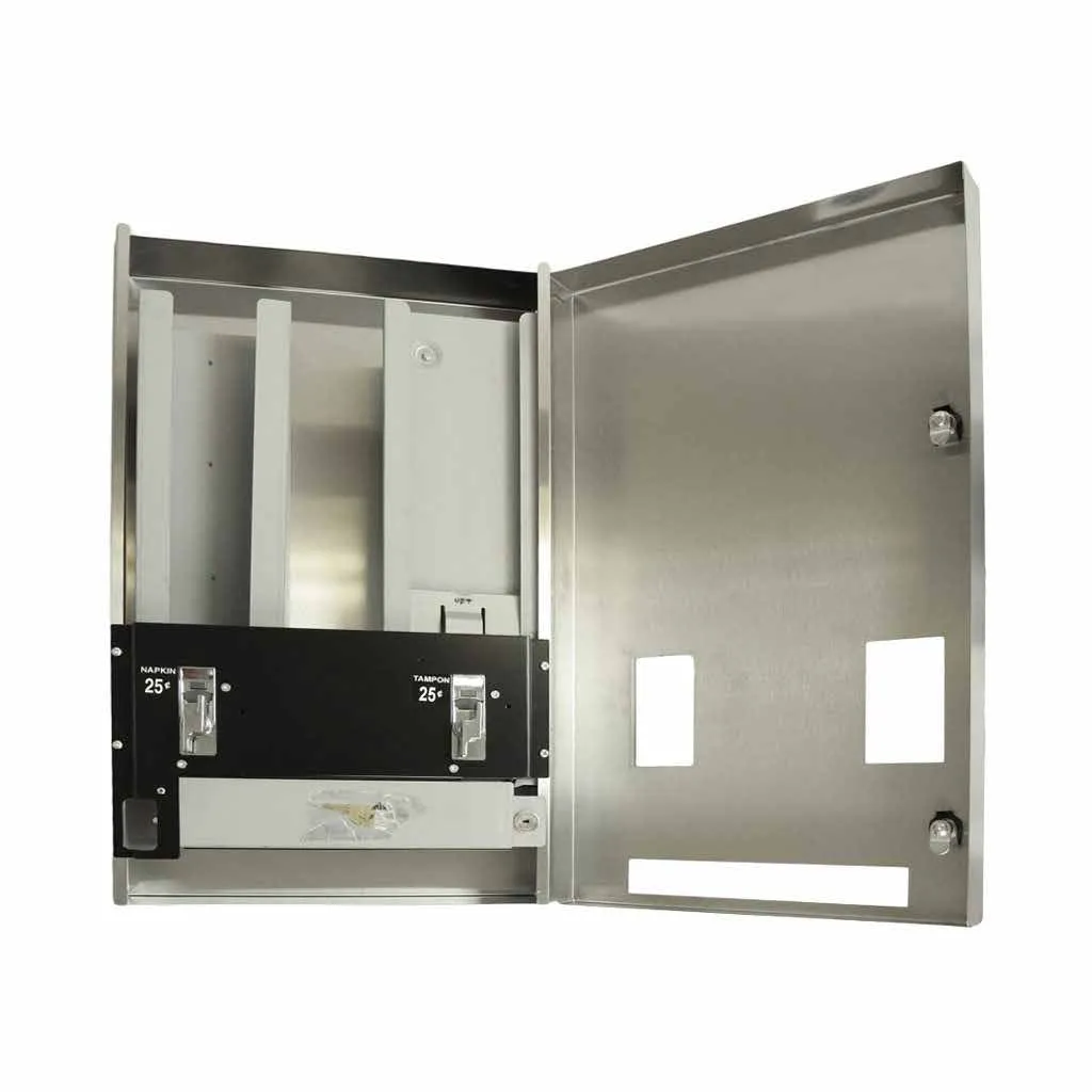 Feminine Product Dispenser - Globe Feminine Product Dispenser w/ Push Button for Pads & Tampons, 6181 / 6183