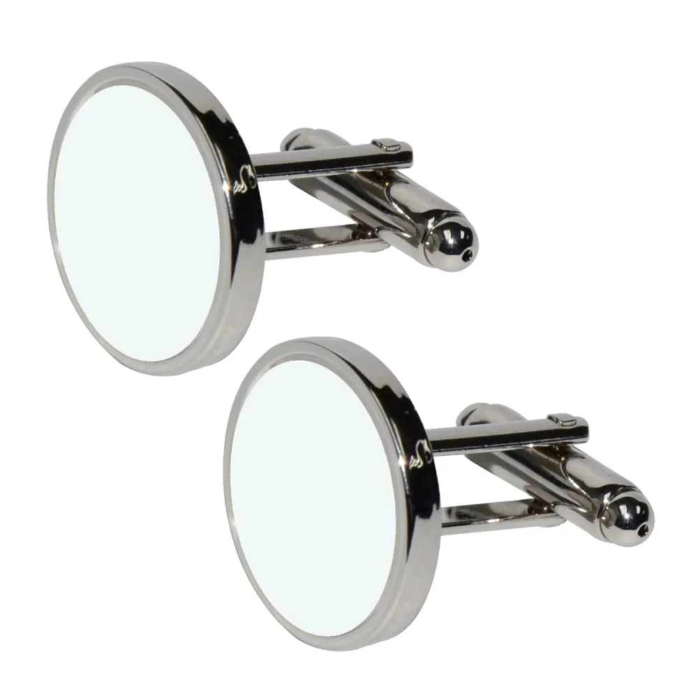 FULL CARTON - 50 Pairs x Round Sublimation Cufflinks