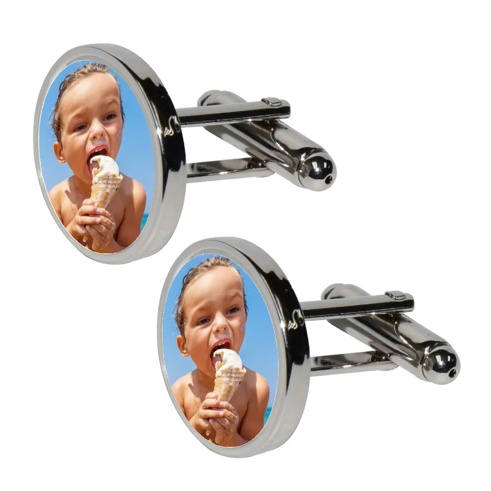 FULL CARTON - 50 Pairs x Round Sublimation Cufflinks