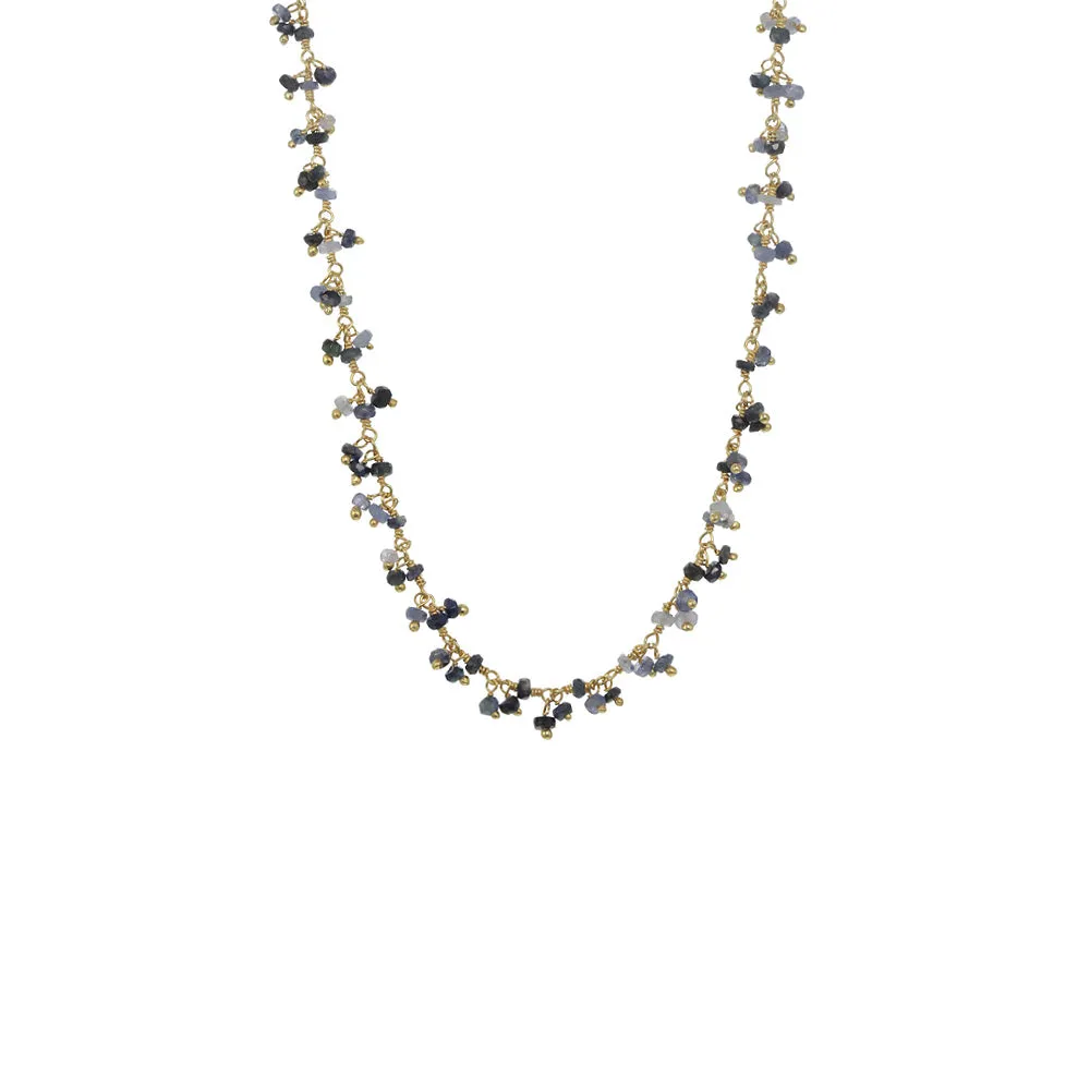 Gemstone Dangle Choker