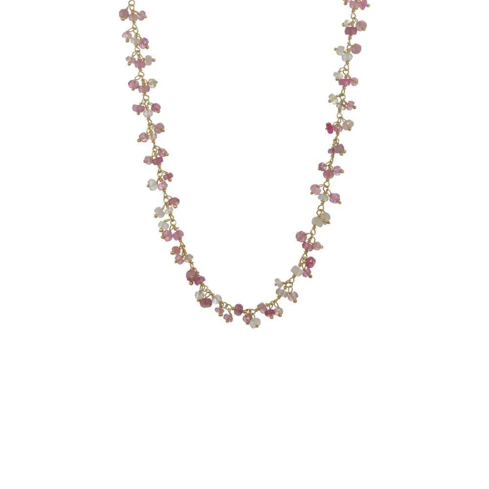 Gemstone Dangle Choker