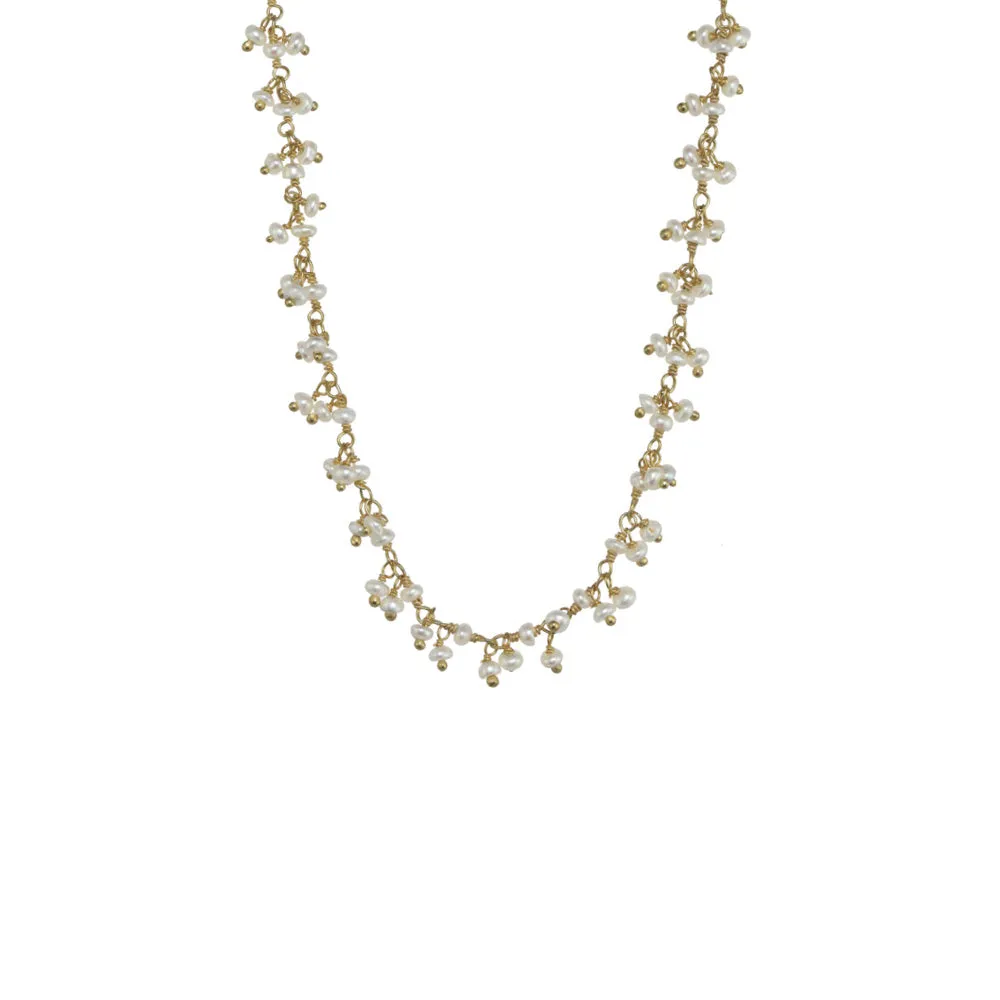 Gemstone Dangle Choker