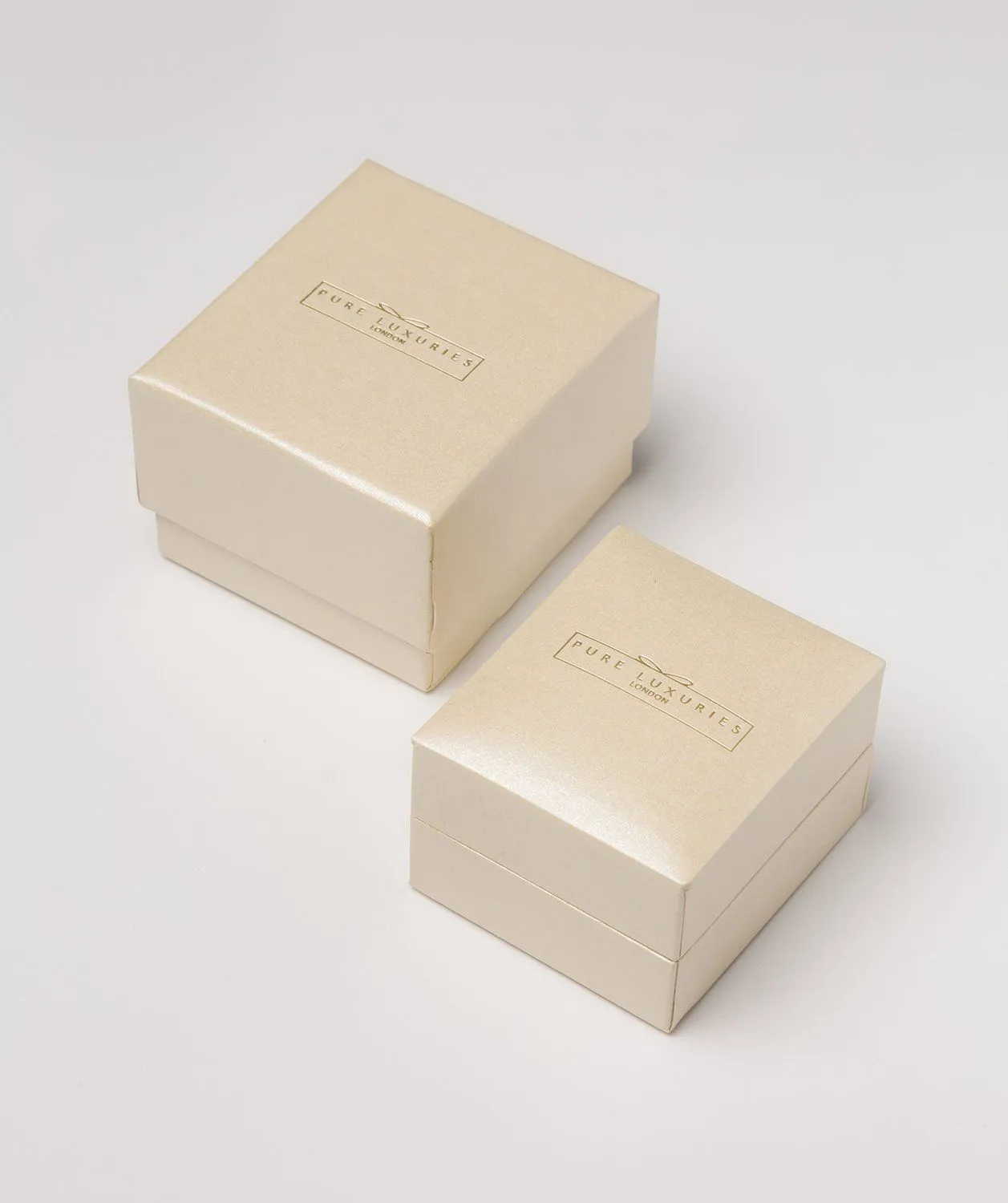 Gift Packaged 'Cezanne' 18ct Rose Gold Plated 925 Silver with Cubic Zirconia Circle Earrings