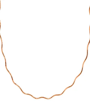 Gift Packaged 'Siobhan' 18ct Rose Gold Plated Sterling Silver Necklace