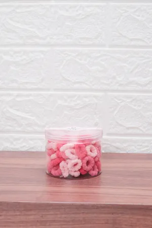 Girls Red And Pink Elastic Band With Box