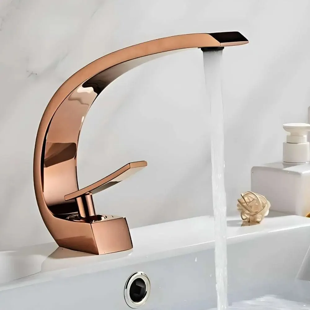 Gold Basin Faucet - Elegant Design