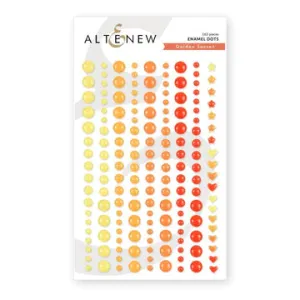 Golden Sunset Enamel Dots