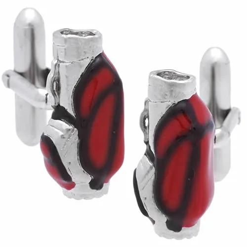 Golf Bag Cufflinks
