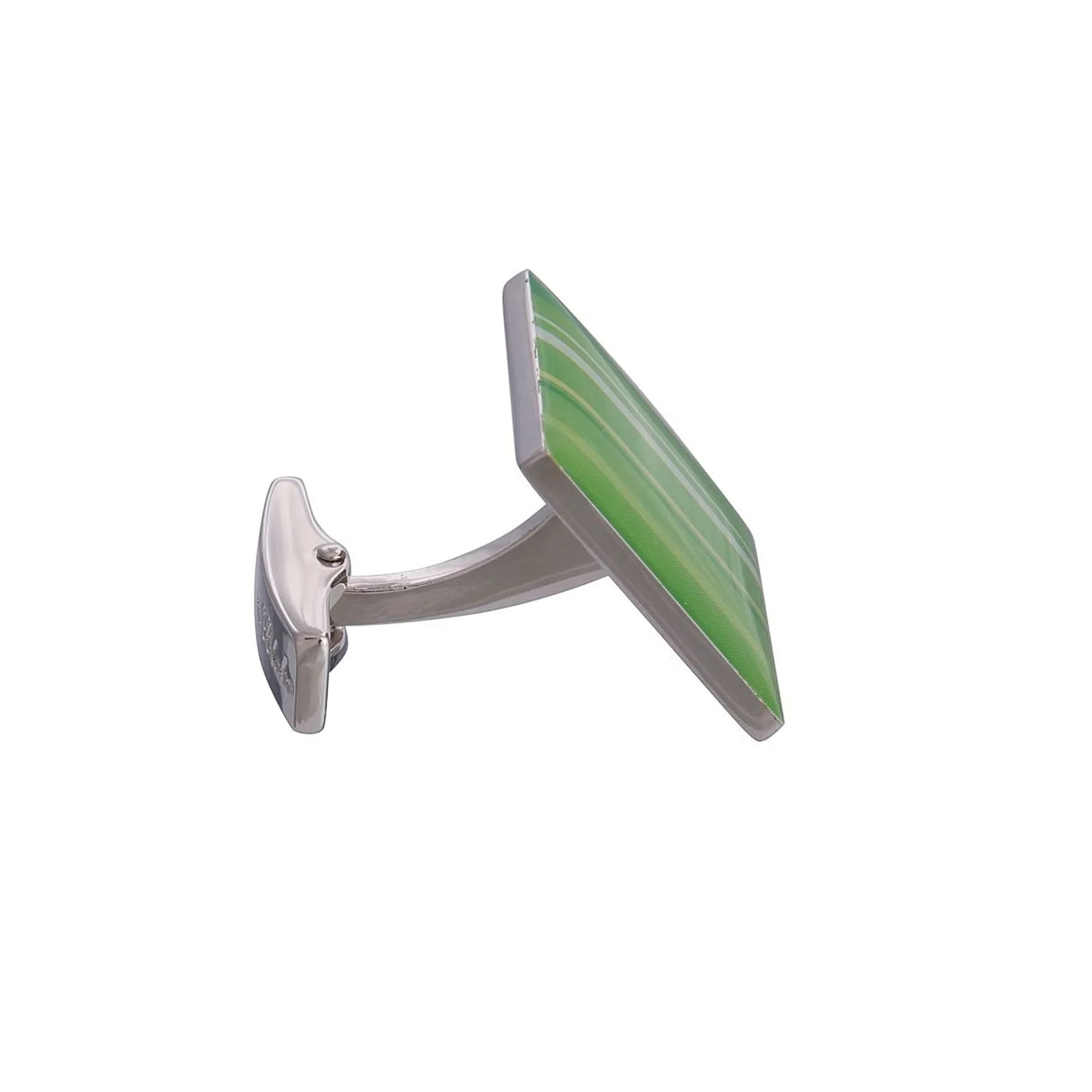 Green Enamel Cufflinks