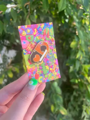 Halloween Menhera capsule enamel pin