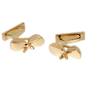 Hermes Yellow Gold Golf Club Cufflinks