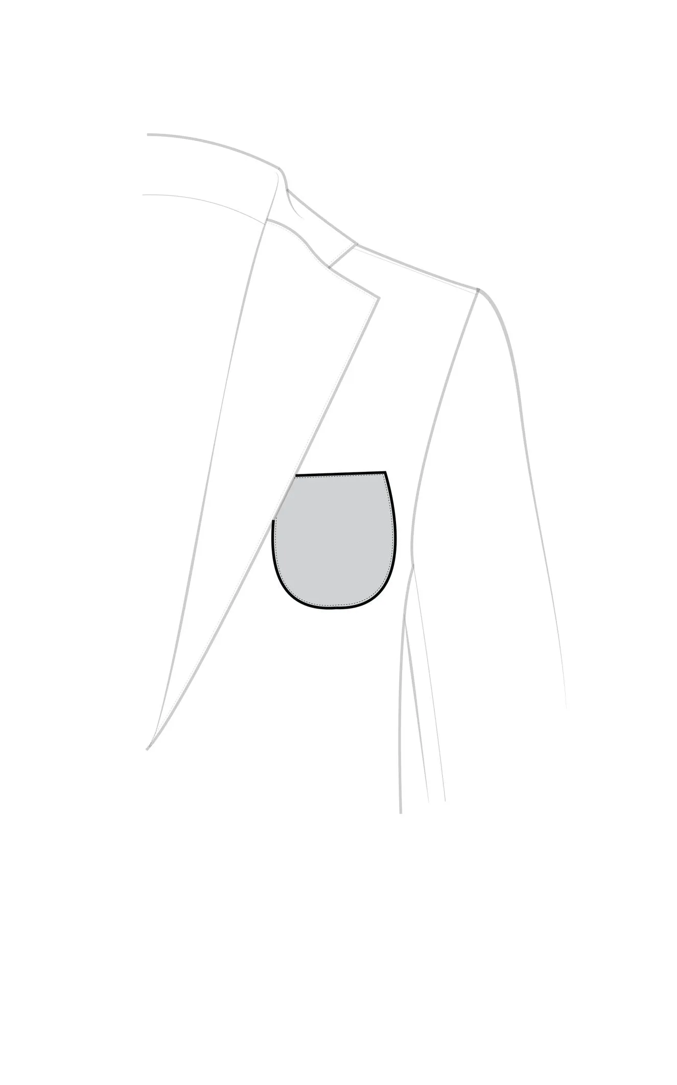 Hidden Internal Product: Chest Pocket Standard Styles