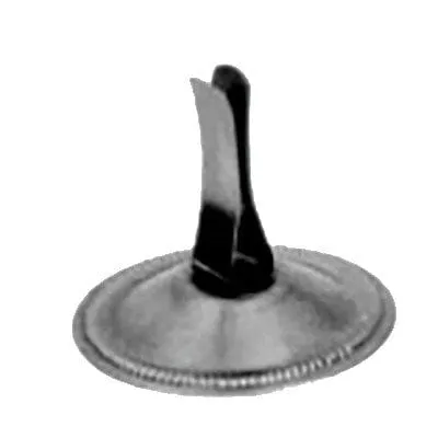 JR 4395/MH-SC Menu Clip, 2-1/2 inch Gadroon Base, Stainless Steel | Denson CFE