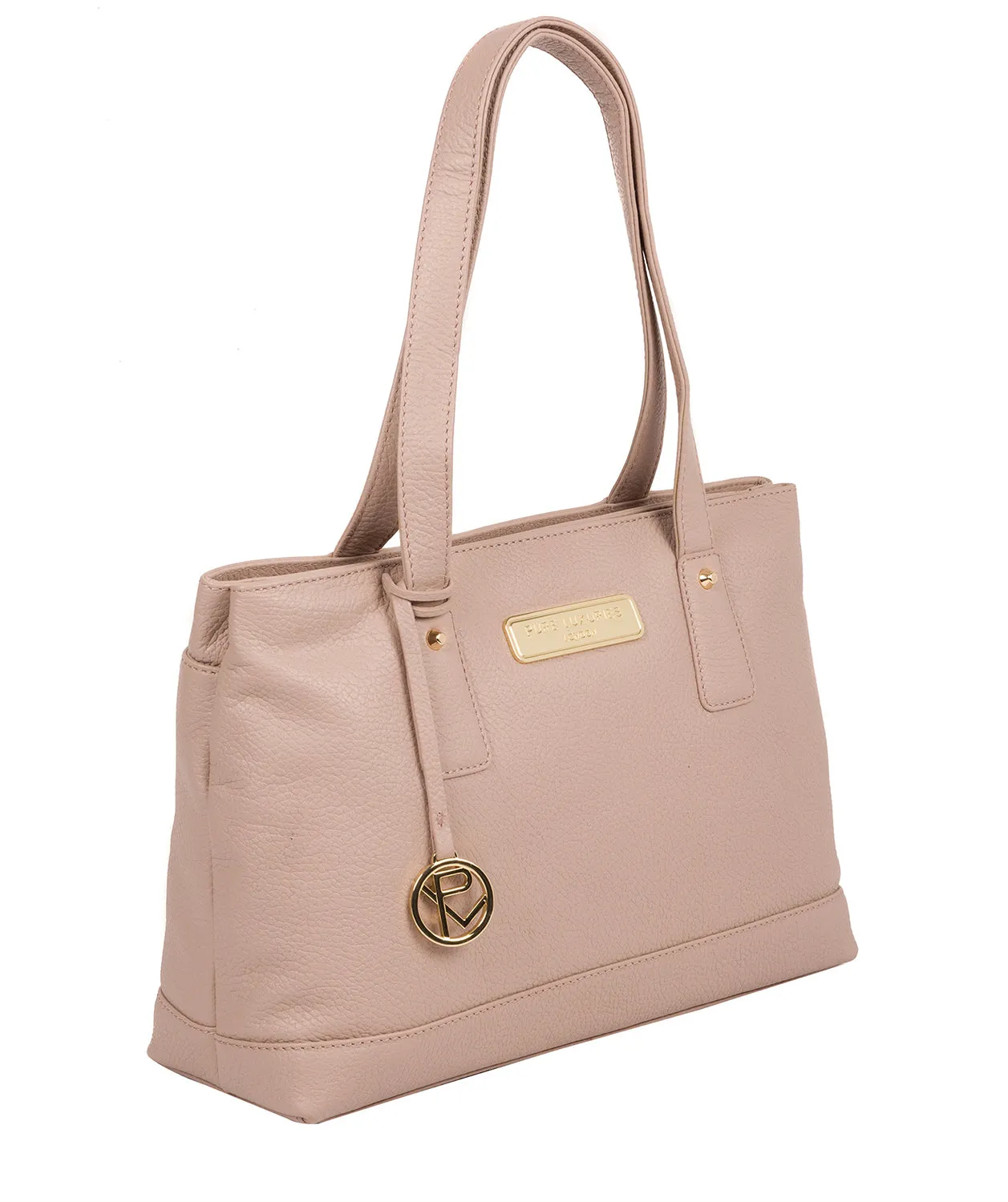 'Kate' Blush Pink Leather Handbag