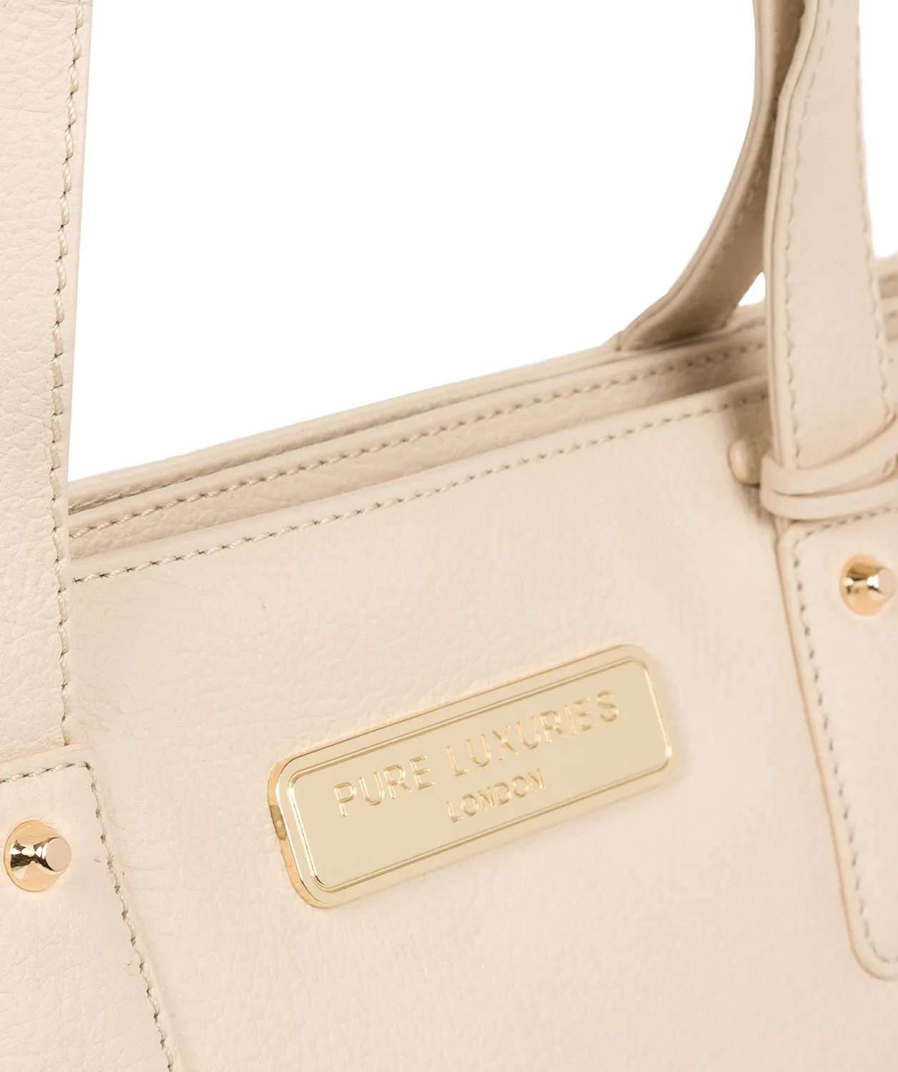 'Kate' Frappe Leather Handbag