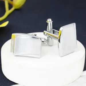 Kavove The Solid Silver Cufflinks For Men