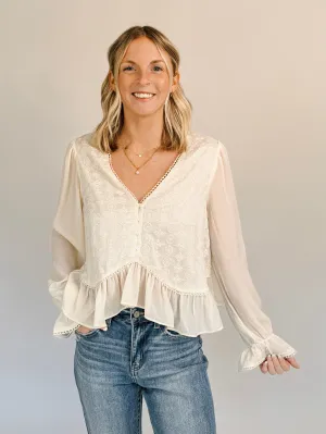 Kiara Embroidered Blouse