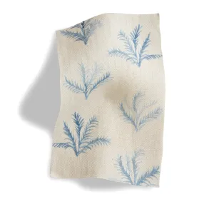 Little Palm Fabric in Light Blue