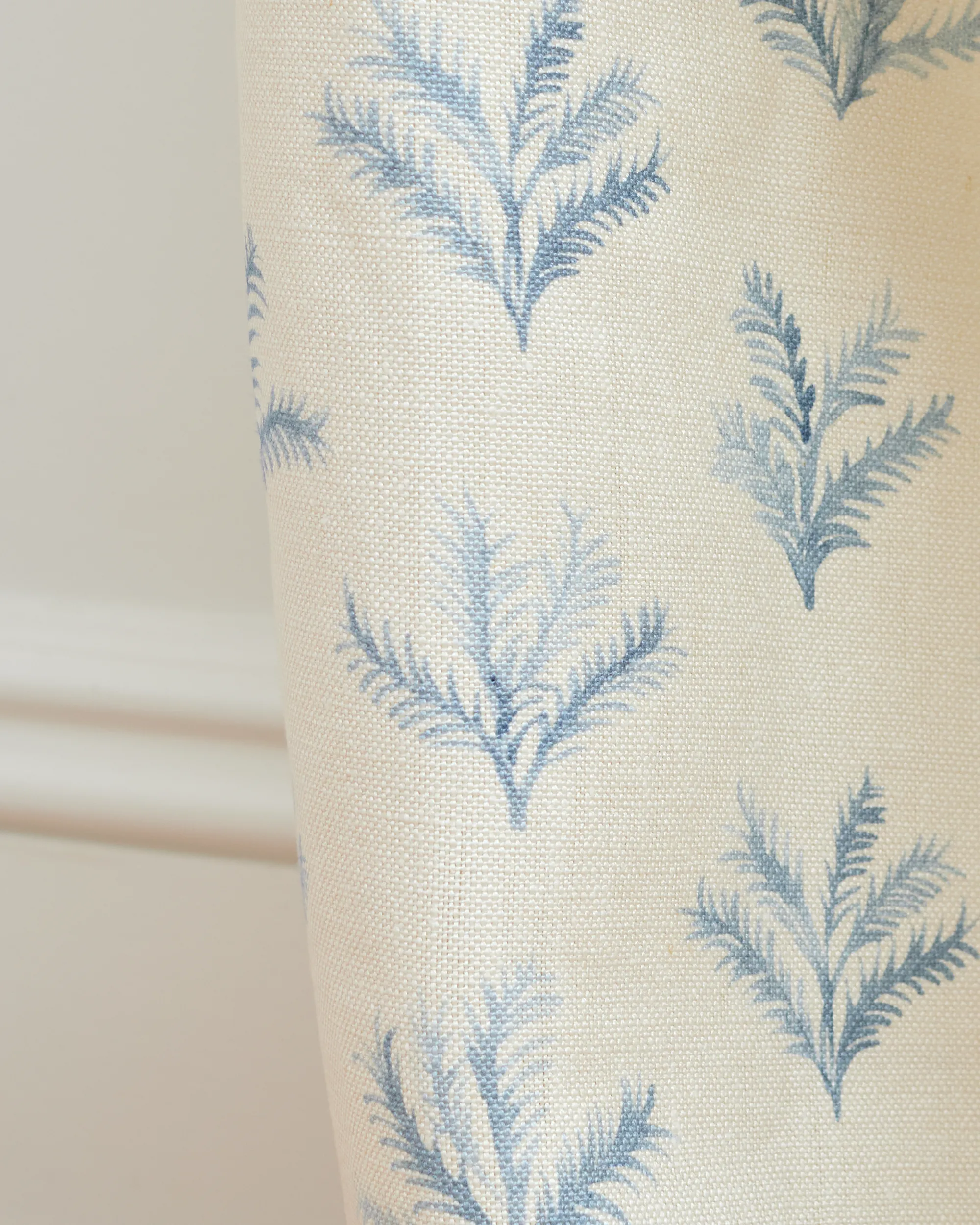 Little Palm Fabric in Light Blue