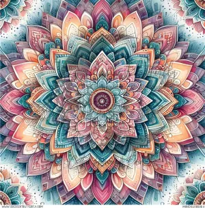 Mandala Boho 4 Printed Vinyl Sheet/Wrap