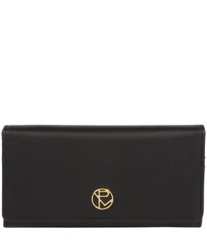 'Marseille' Black Leather Purse