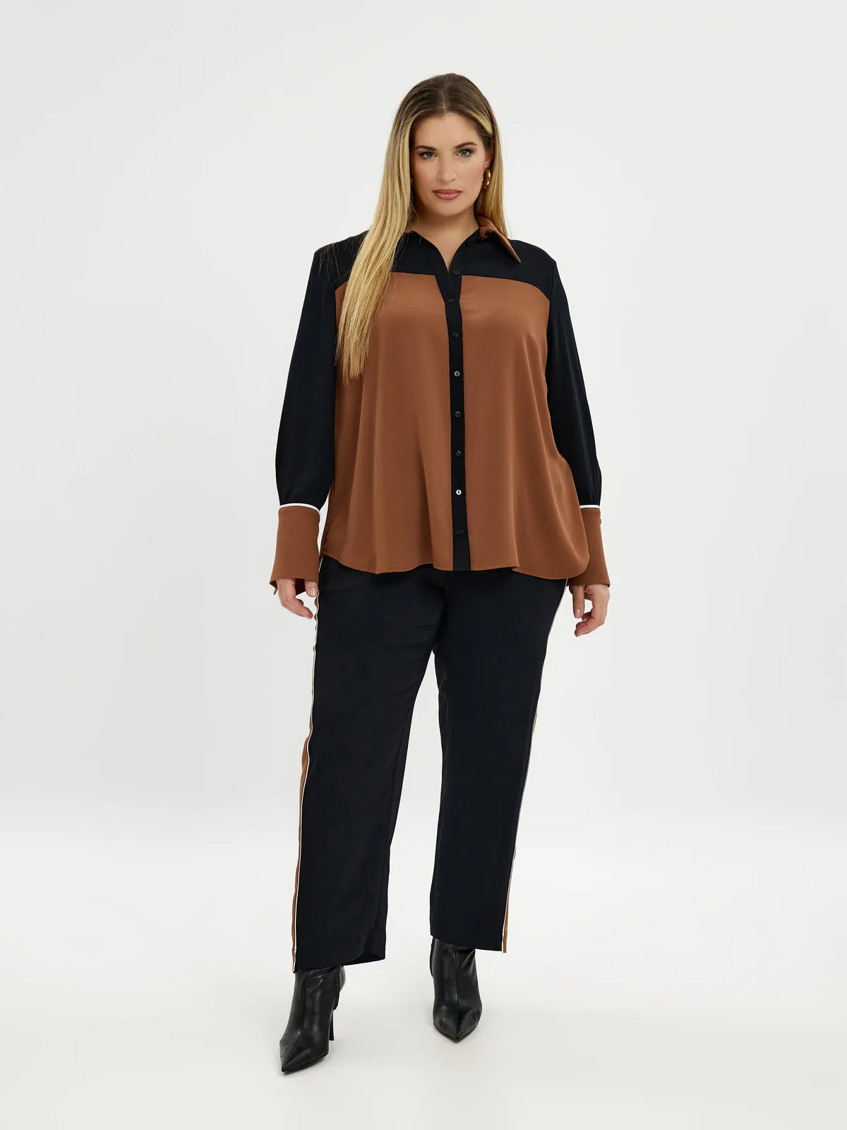 Mat Two Tone Shirt