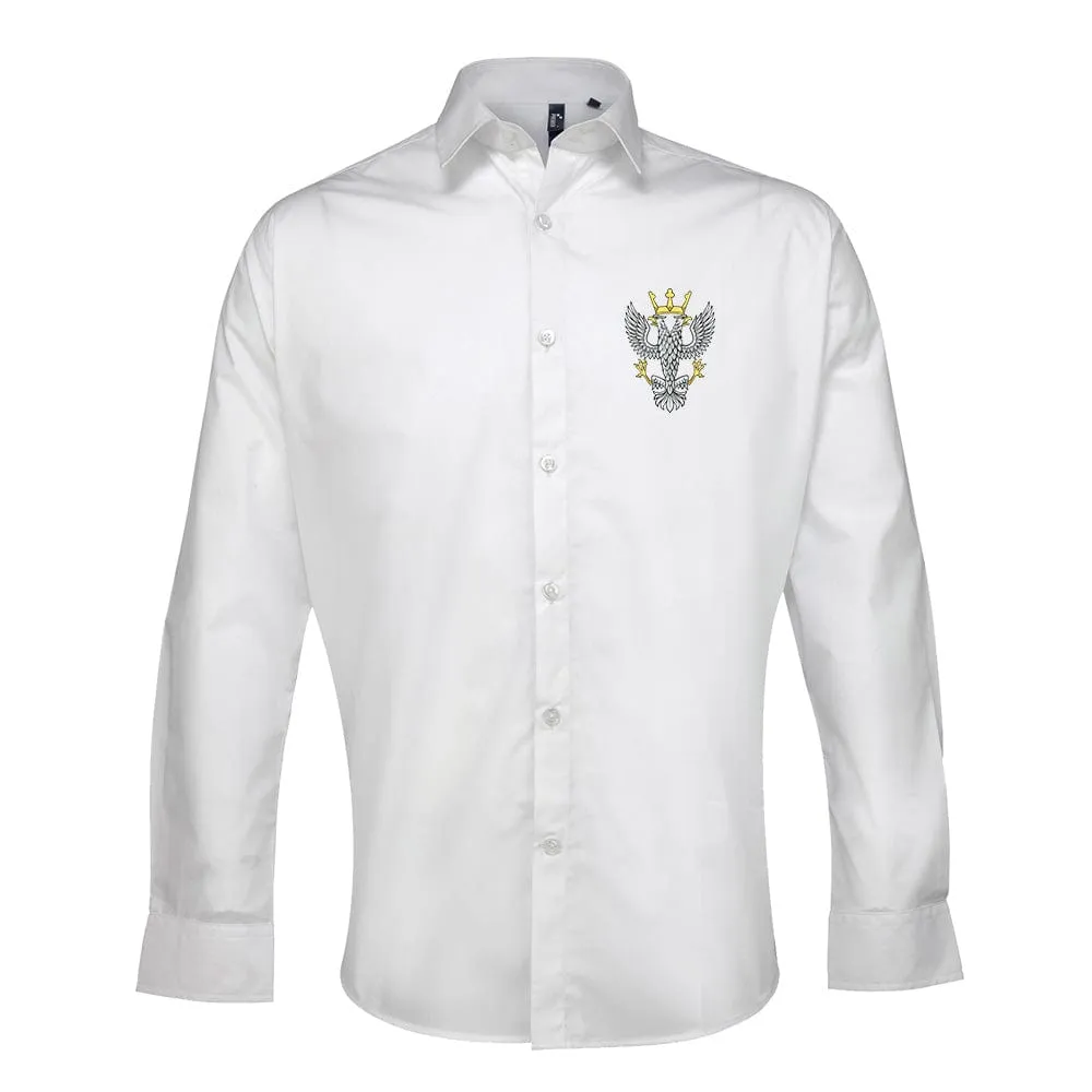 Mercian Regiment Embroidered Long Sleeve Oxford Shirt