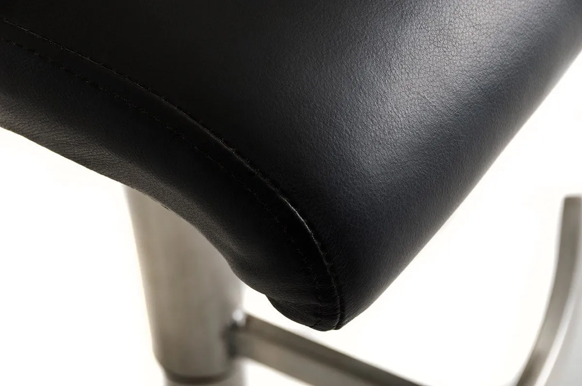 Modrest T-1206 Modern Black Eco-Leather Bar Stool