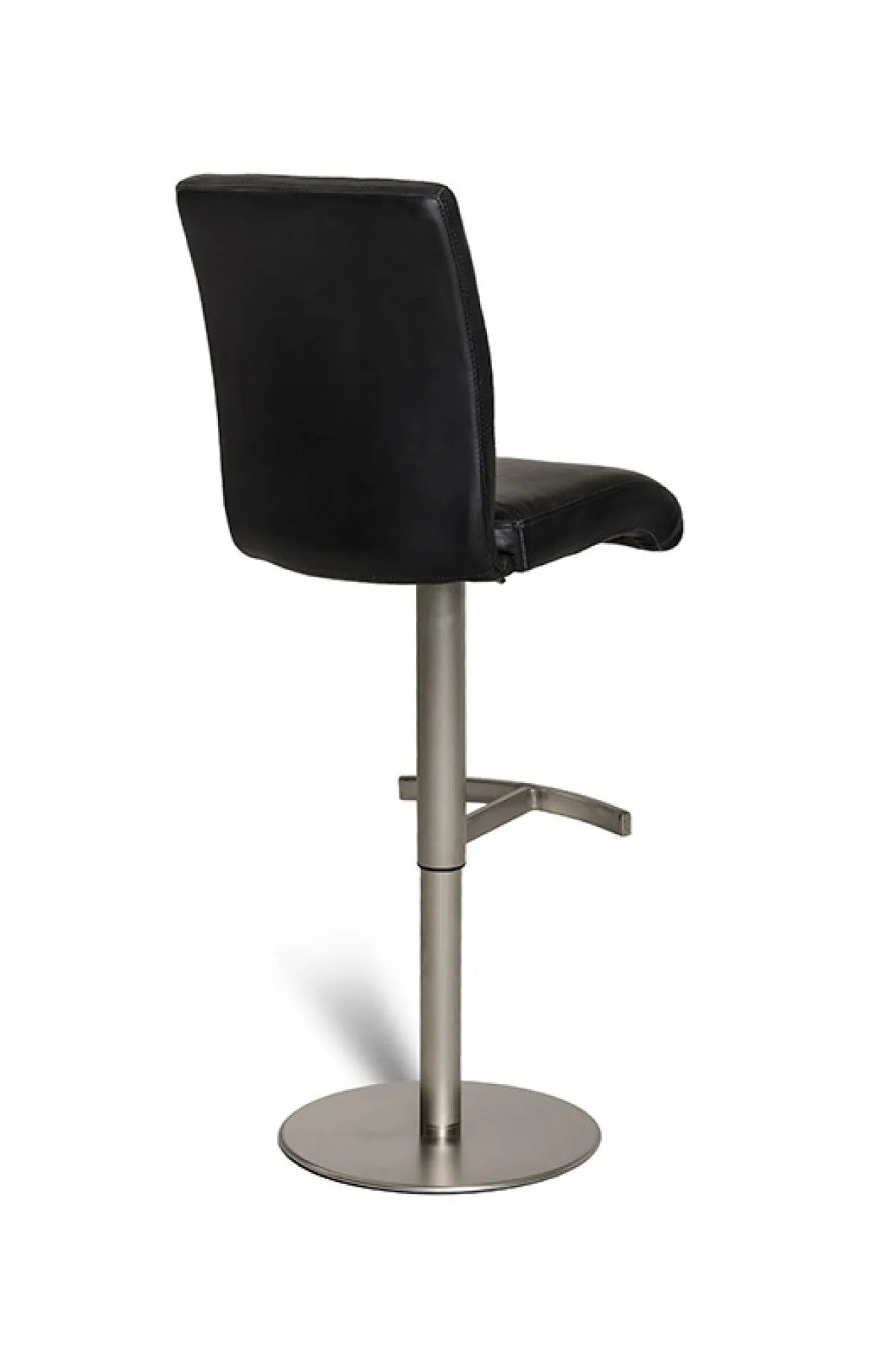 Modrest T-1206 Modern Black Eco-Leather Bar Stool