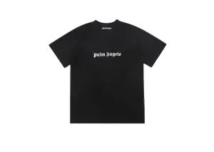 Palm Angels - Printed Logo Simple Black T-Shirt