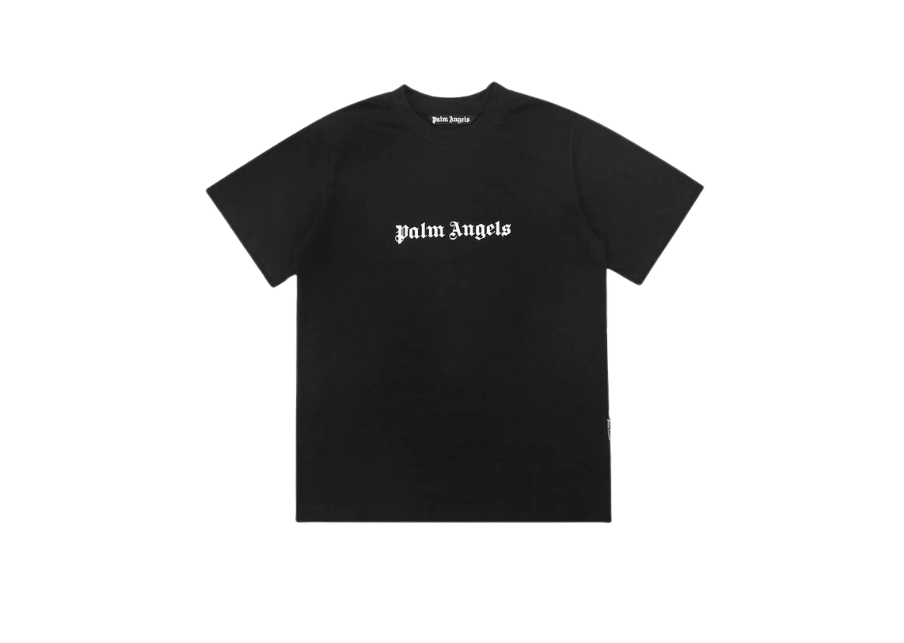 Palm Angels - Printed Logo Simple Black T-Shirt