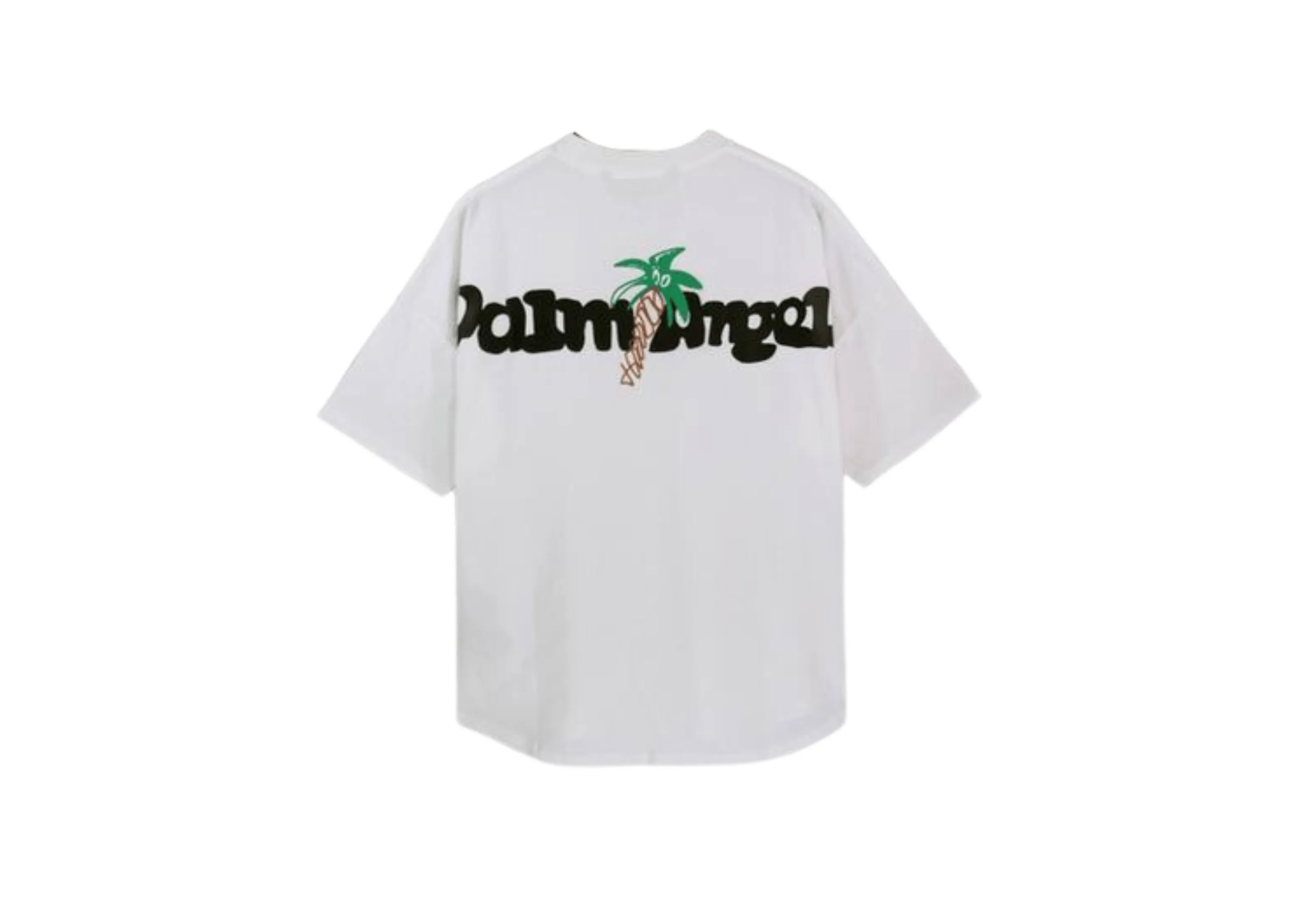 Palm Angels - Printed 'Palm Logo' White T-Shirt