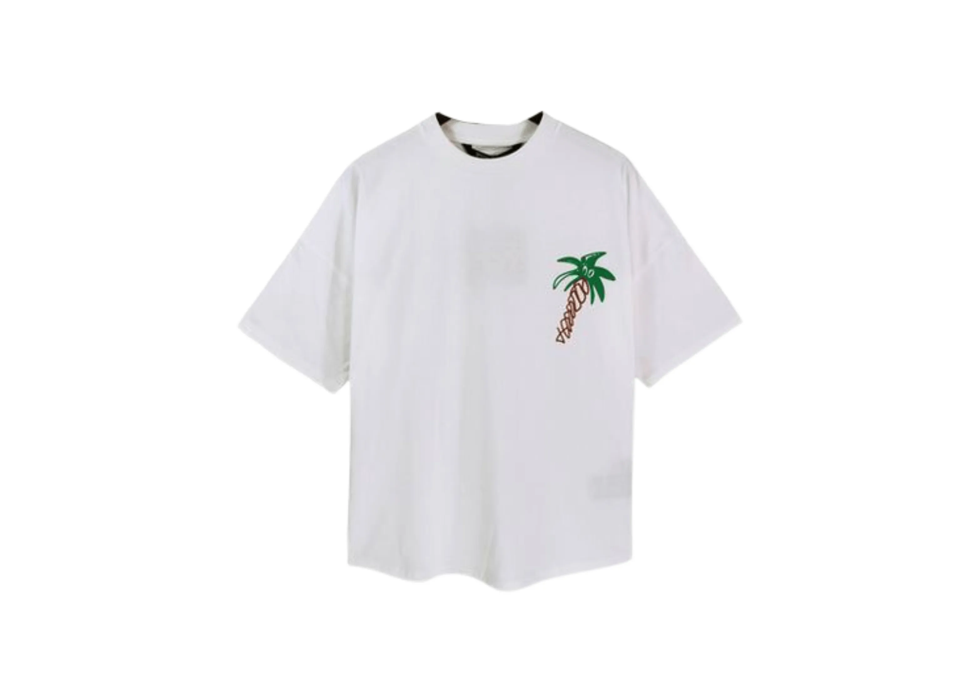Palm Angels - Printed 'Palm Logo' White T-Shirt