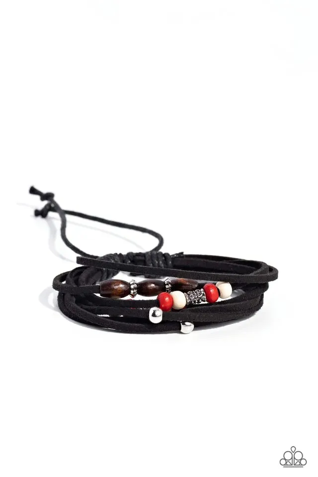 Paparazzi Bracelet ~ Absolutely WANDER-ful - Red